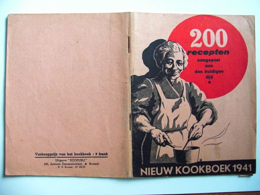 Photo Nieuw kookboek 1941 - 200 recepten aangepast aan den huidigen tijd