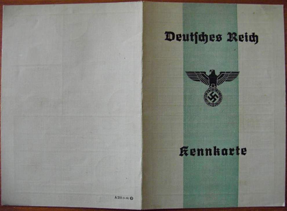 Photo Kennkarte - empty + green crossed out