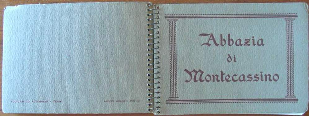 Photo Monte Cassino - booklet with 10 views - 1948