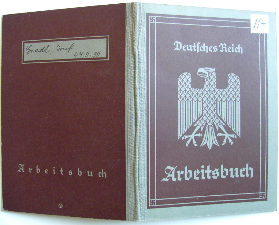 Photo Arbeitsbuch 1st model Nr 303-8845 - Josef