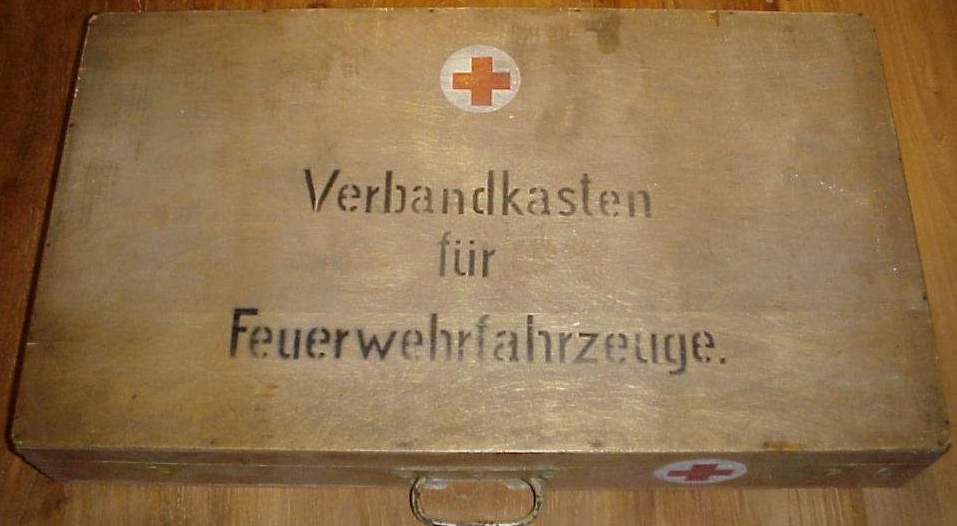Photo Verbandkasten für Feuerwehrfahrzeuge