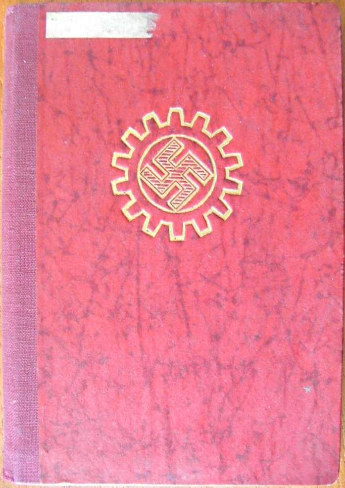 Photo DAF Mitgliedsbuch - Klinge Wilhelm