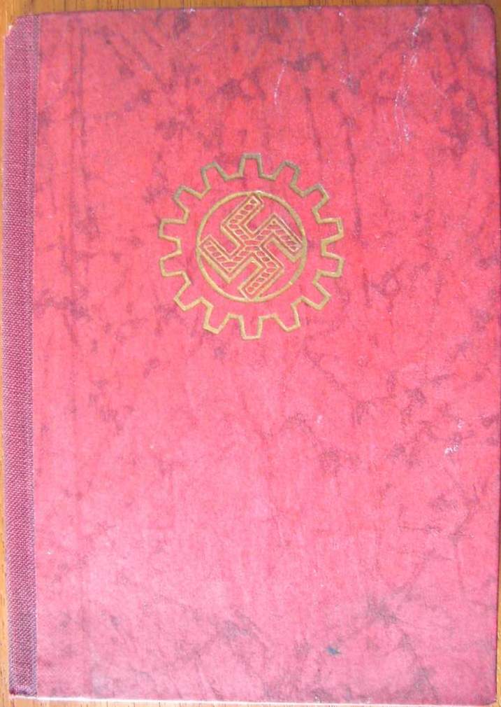 Photo DAF Mitgliedsbuch - Johann Kirschbossier