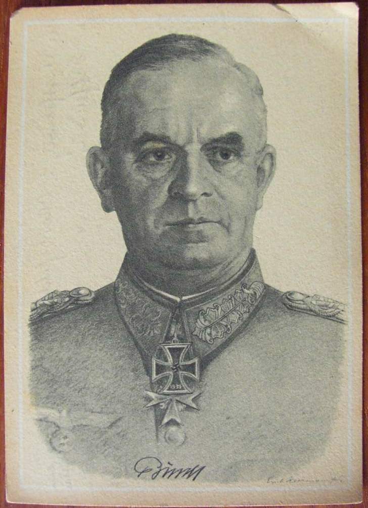 Photo Postcard : Generalfeldmarschall Busch