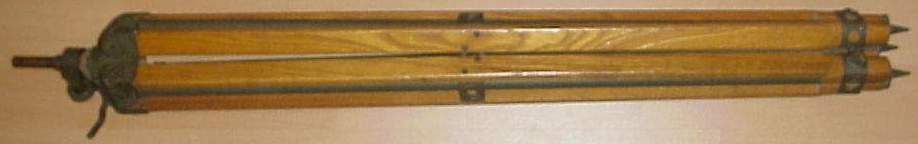 Photo Sherenfernrohr 10 * 50 on tripod with night lighting and case