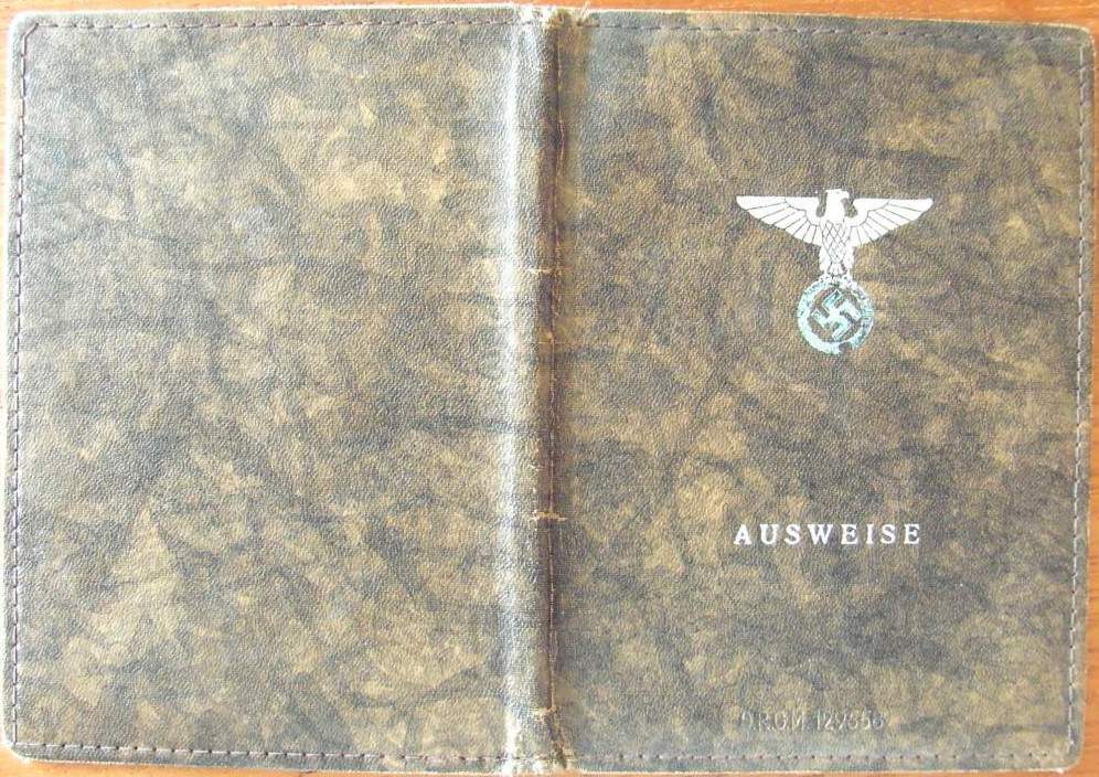 Photo Sleeve for Ausweise - DRGM 129556