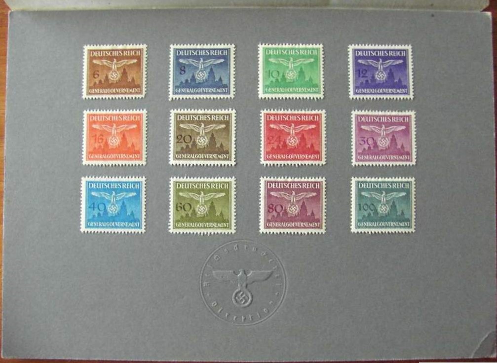 Photo Postal item - Direktion Reichsdrückerei - Dienstmarke GGT