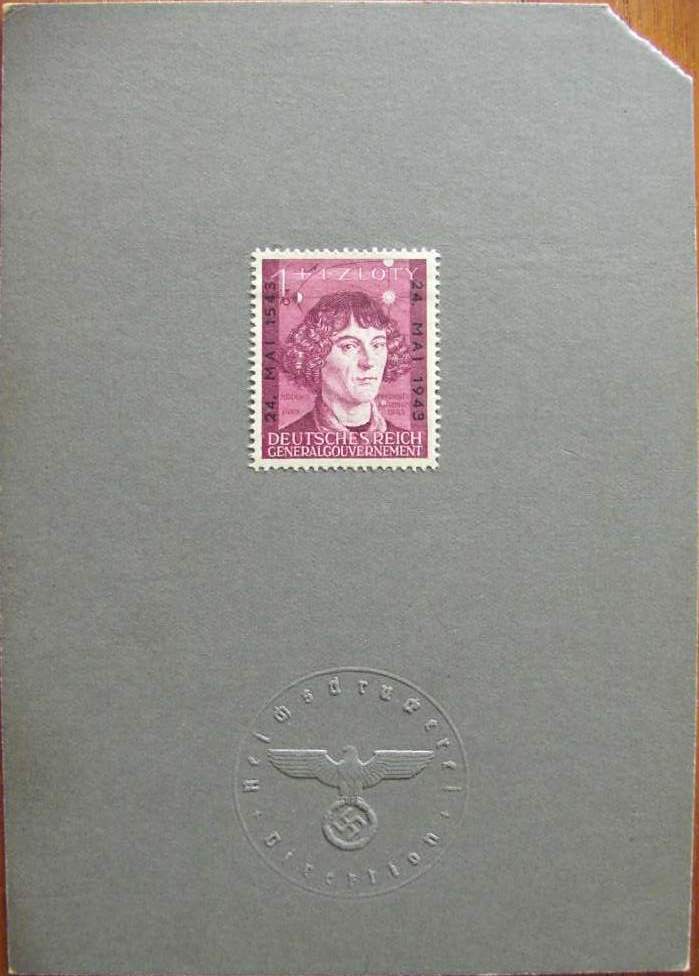 Photo Postal item - Direktion Reichsdückerei - 24. Mai 1943 - Kopernikus GGT