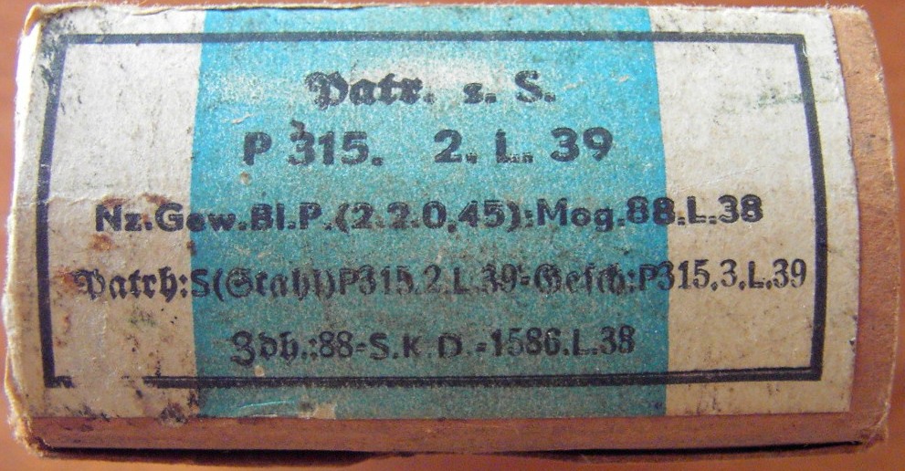 Photo Ammo box - Patr.s.S. - P315. 2.L.39 - EMPTY!