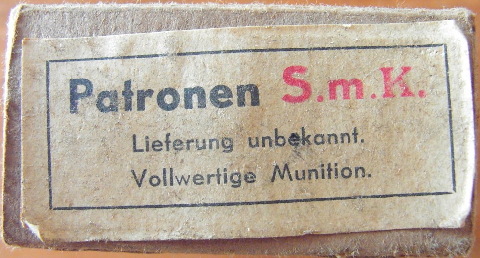 Photo Ammo box - Patronen S.m.K. - Lieferung unbekannt - Vollwertige Munition - EMPTY!