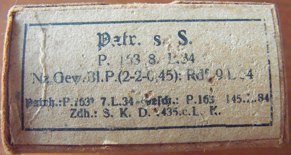 Photo Ammo box - Patr.s.S. - P.163.8.L34 - EMPTY!