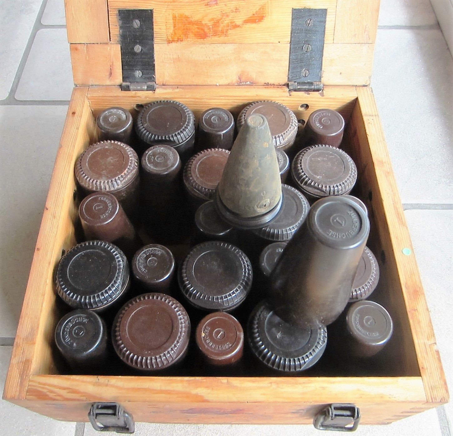 Photo Case with 25 Zunderbuchsen voor AZ23 - complete