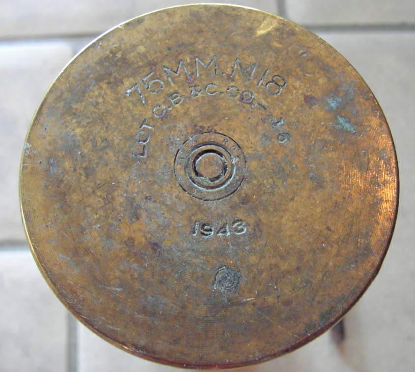 Photo 75 mm M.18 - shell 1943