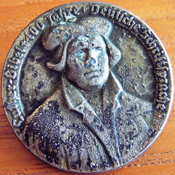 Photo Luther Bibel + 400 Jahre Deutsche Schriftsprache