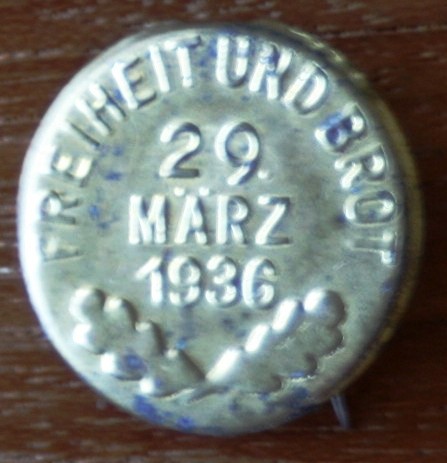 Photo Freiheit und Brot - 29. März 1936