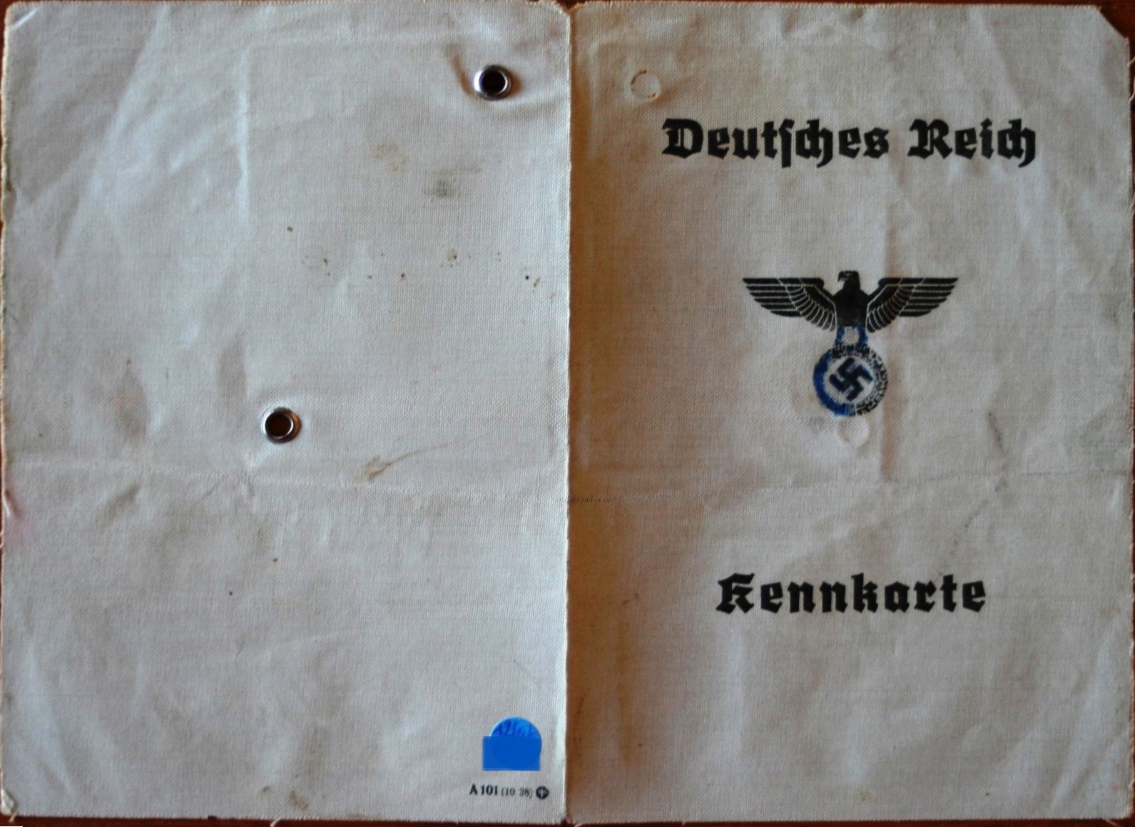 Photo Kennkarte - a 12593 - Bielefeld 1. April 1942