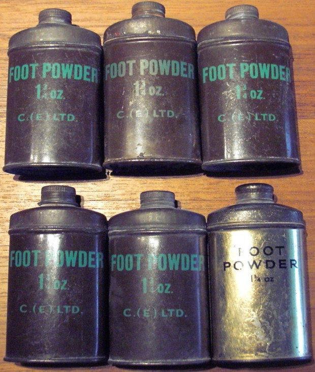 Photo Foot powder - 1 3/4 oz - oval containers - brown + bronze