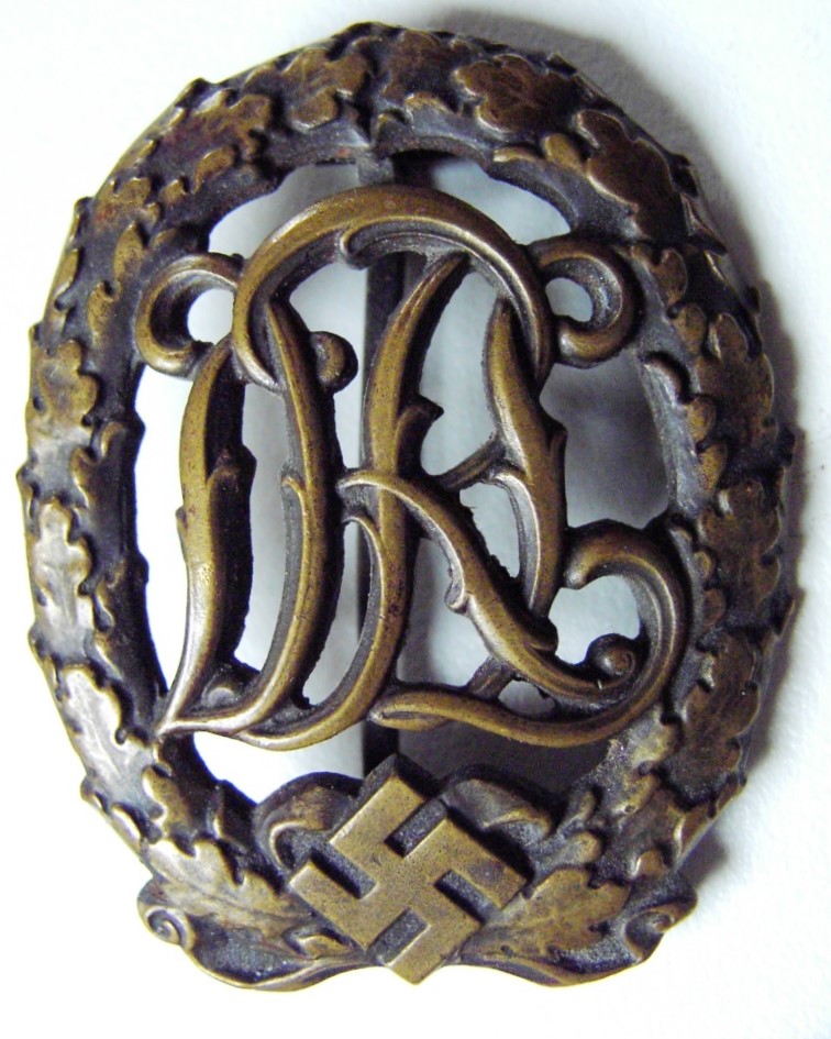 Photo Deutsche Reichsbund für Leibesübungen - Sportabzeichen brass