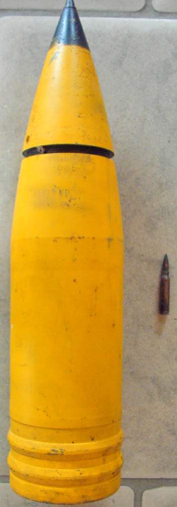 Photo 127 mm - head with detonator - Kriegsmarine