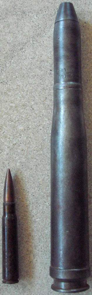 Photo 20 mm - Projectile : eaq31 - hao75 44 - WaA386 - W - Case bottom : WaA232 due 488 4