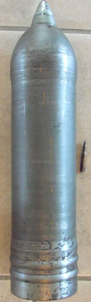Photo 150 mm - head with detonator - flare grenade - Kriegsmarine