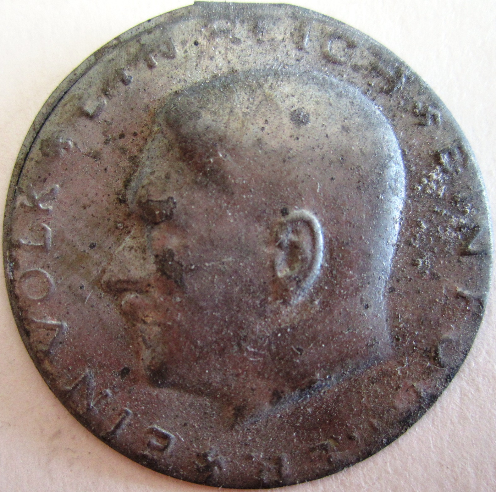 Photo Ein Volk Ein Reich Ein Führer - Hitler head