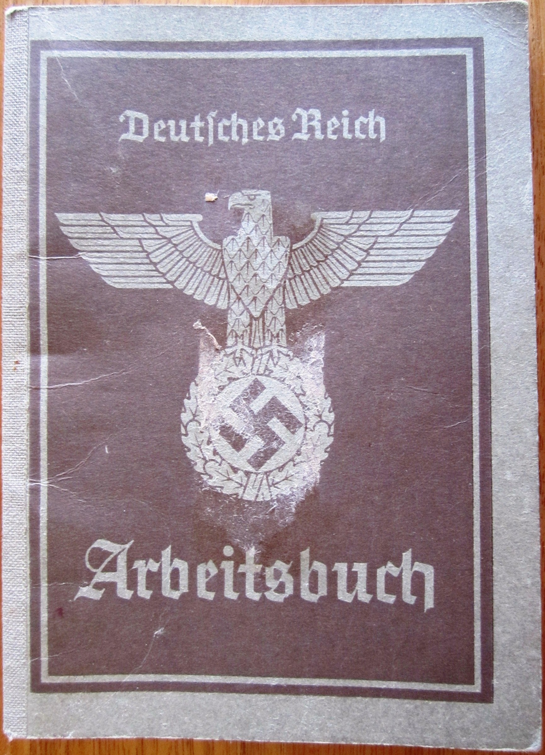 Photo Arbeitsbuch 2nd model Nr 382He/002285 - Josef Schreibbauer