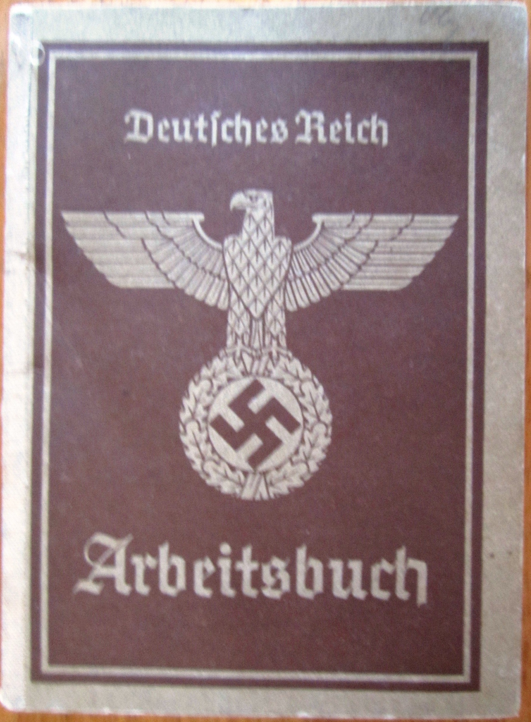 Photo Arbeitsbuch 2nd model Nr 209/39167 - Karl Obermeier