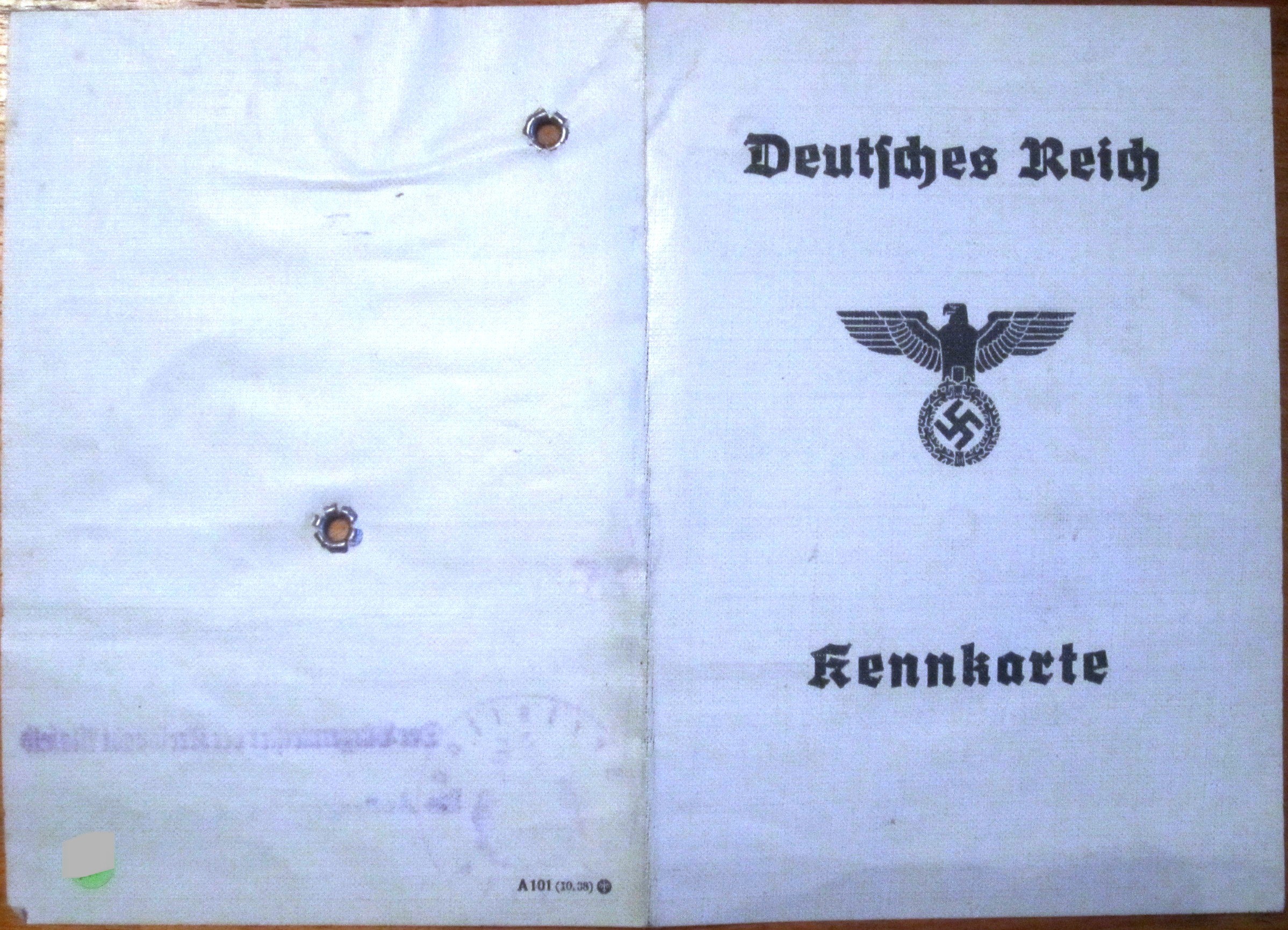 Photo Kennkarte - B 00487 - Mevr. Anna Marbach - Kreisstadt Alsfeld