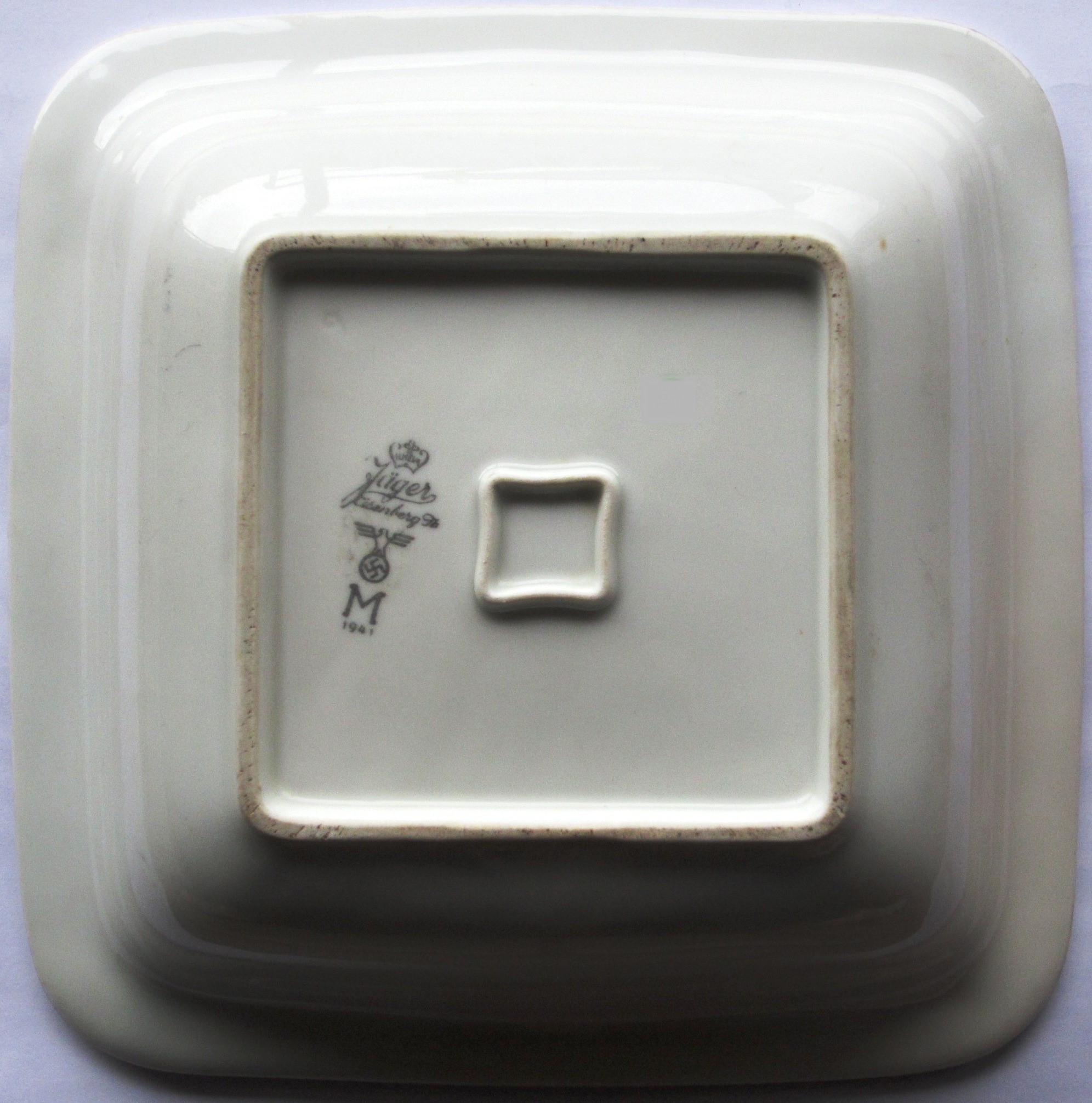 Photo Square bowl - Wilhelm Jäger Eisenberg (Thuringia) - Kriegsmarine