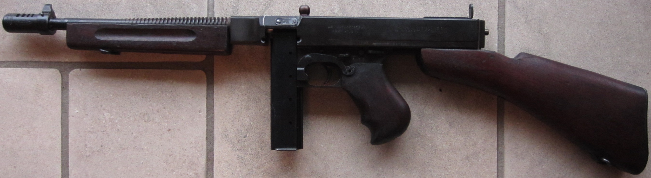 Photo Thompson 1928 A1 - barrel with cooling ribs - No 407677