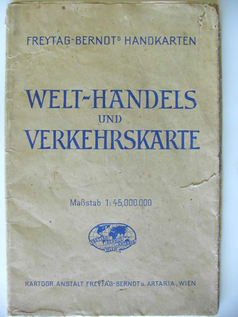 Photo Welt-Handels und Verkehrskarte